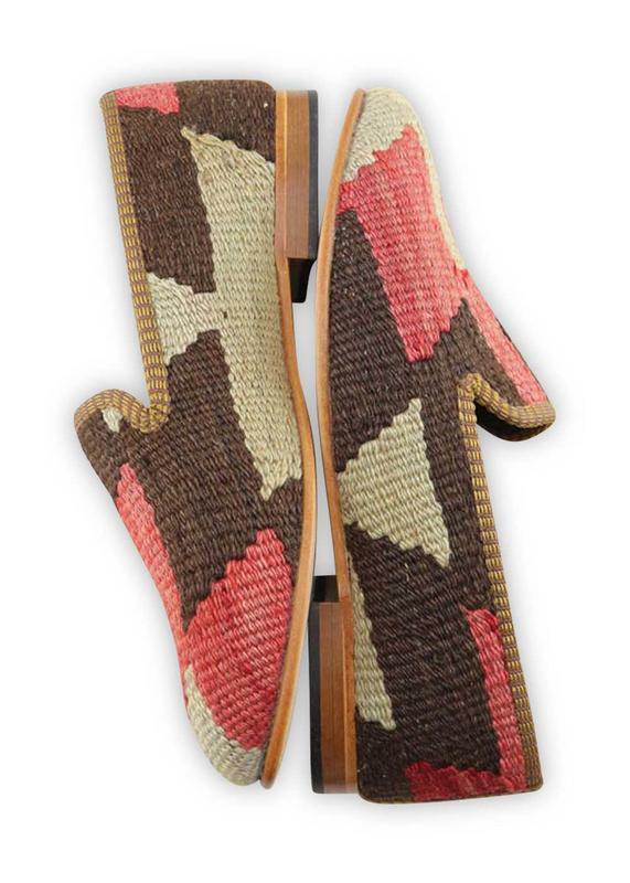 One of a kind smoking shoes handmade from Turkish carpets.