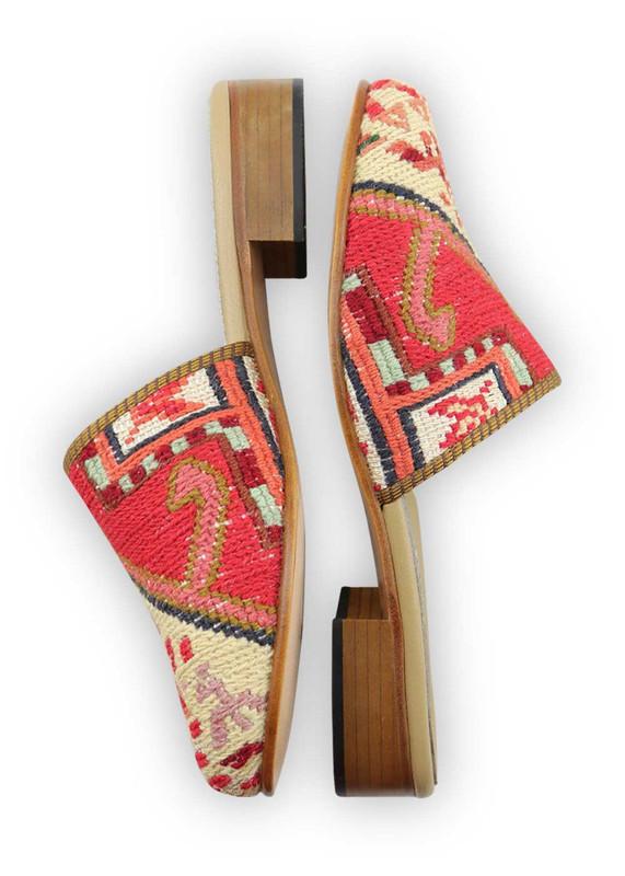 One of a kind slides handmade from Turkish carpets.