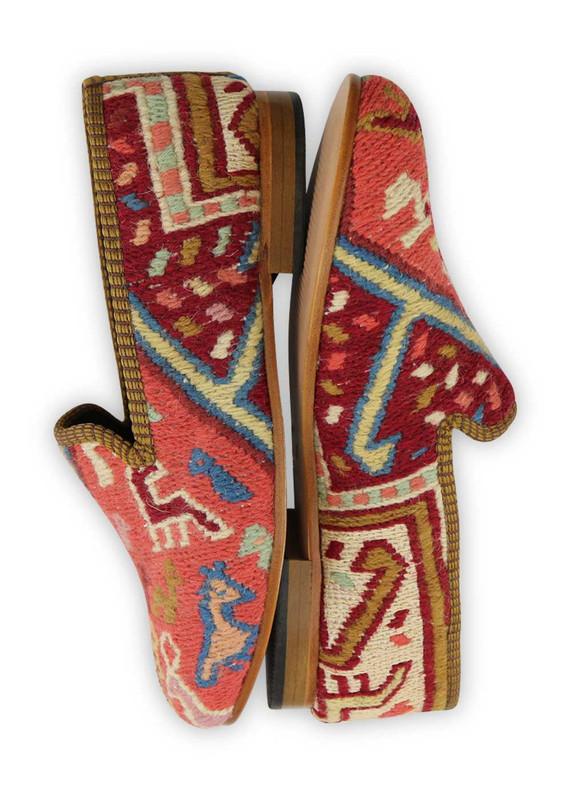 One of a kind smoking shoes handmade from Turkish carpets.