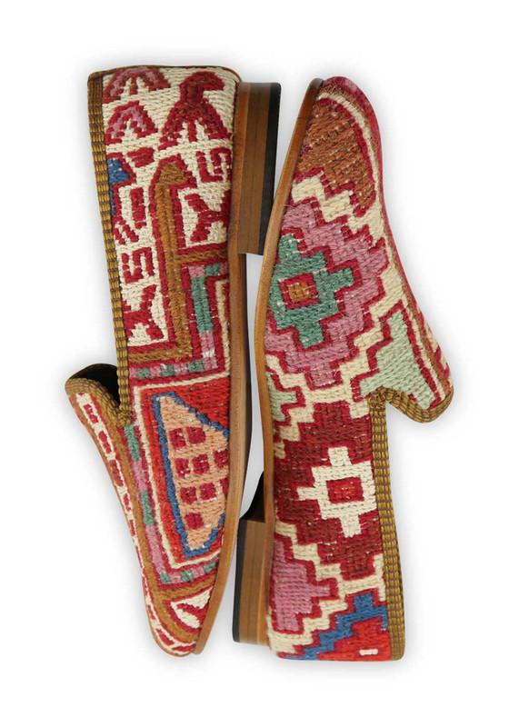 One of a kind smoking shoes handmade from Turkish carpets.
