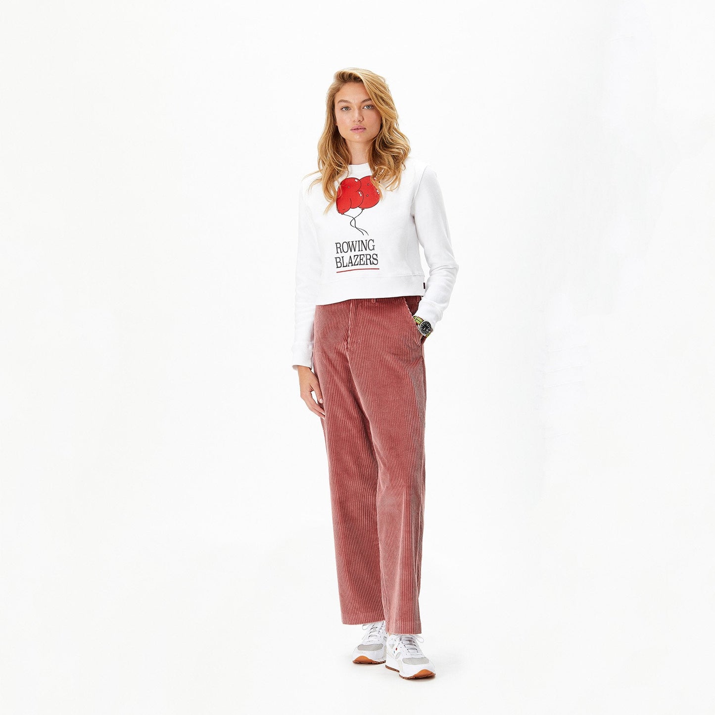 Cropped Rowing Blazers Balloon Crewneck