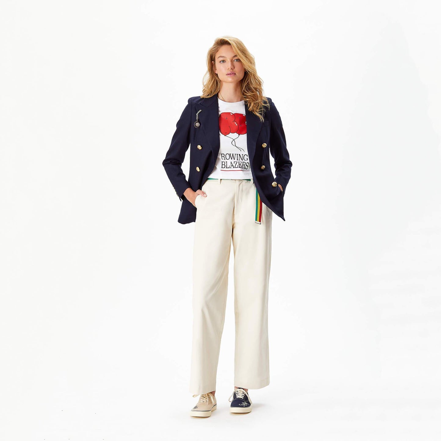 Cropped Rowing Blazers Balloon Tee