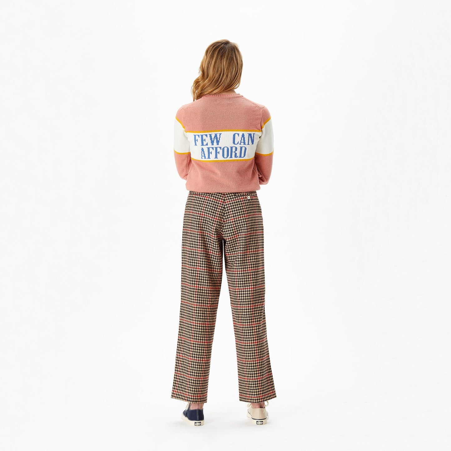 Tailored Gun Check Tweed Trousers