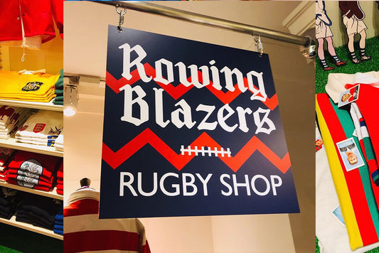 The Rowing Blazers Rugby Shop (We teamed up with our friends at Beams Plus Yurakucho to celebrate the Rugby World Cup)