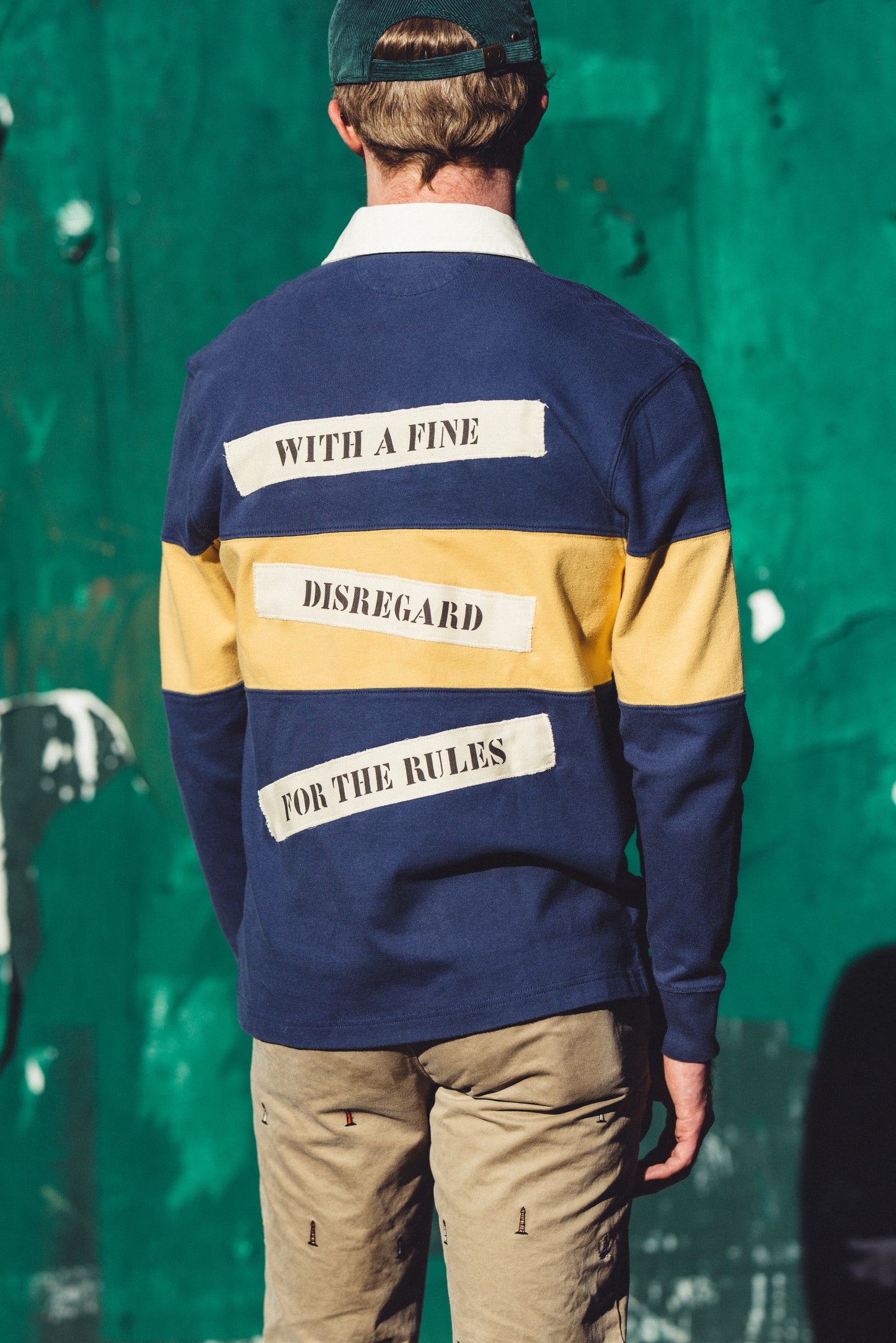 Rowing Blazers X J. Crew Rugby Shirt- Navy and Yellow