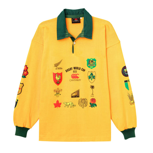 1991 Australia Limited Edition World Cup Crests Rugby Union Shirt - Size L