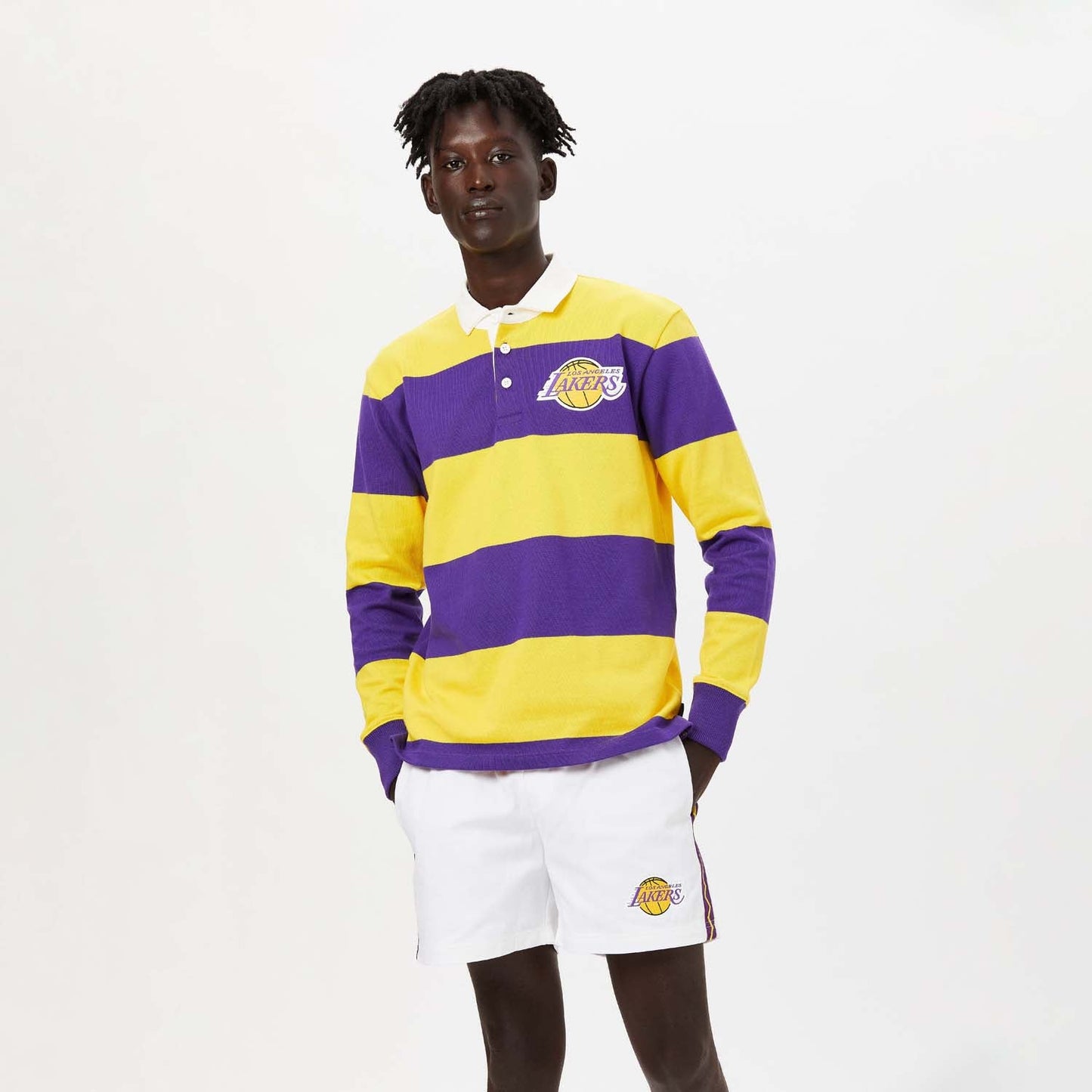 Rowing Blazers x NBA Los Angeles Lakers Rugby Shorts