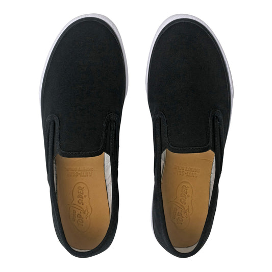 Unisex Cloud Slip On Deck Sneaker Black