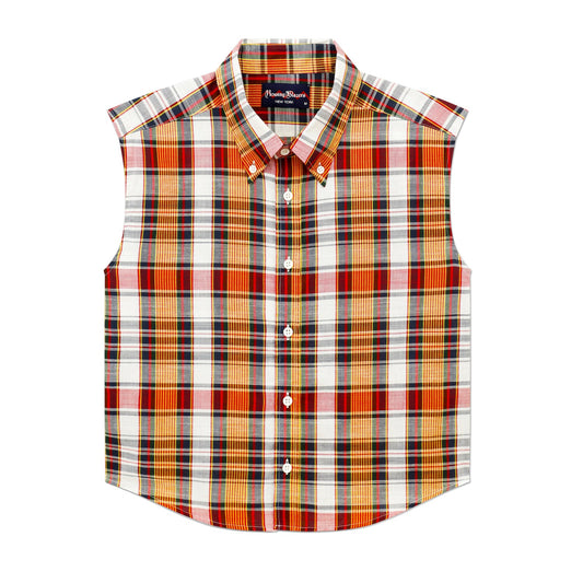 Women's Madras Sleeveless Shirt