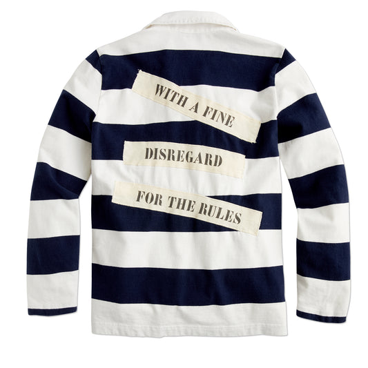 Rowing Blazers X J. Crew Rugby Shirt- Navy and White