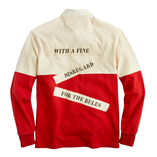 Rowing Blazers X J. Crew Rugby Shirt- Red and White