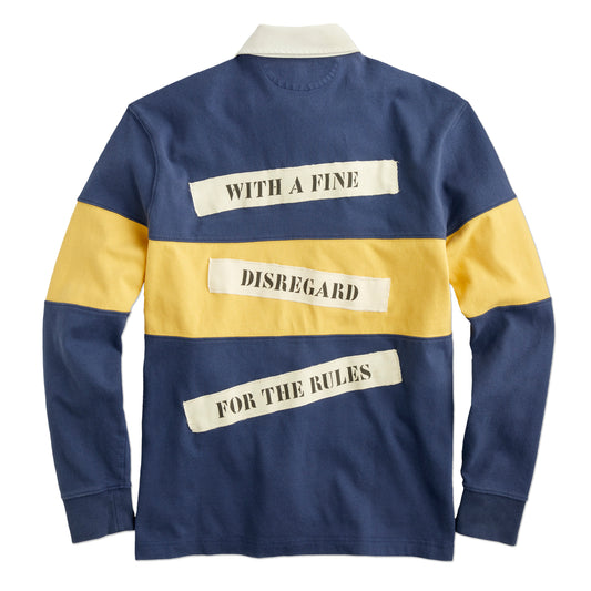 Rowing Blazers X J. Crew Rugby Shirt- Navy and Yellow