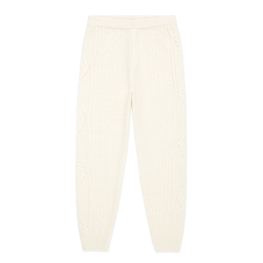Men's Fisherman Cable Knit Sweater Pants