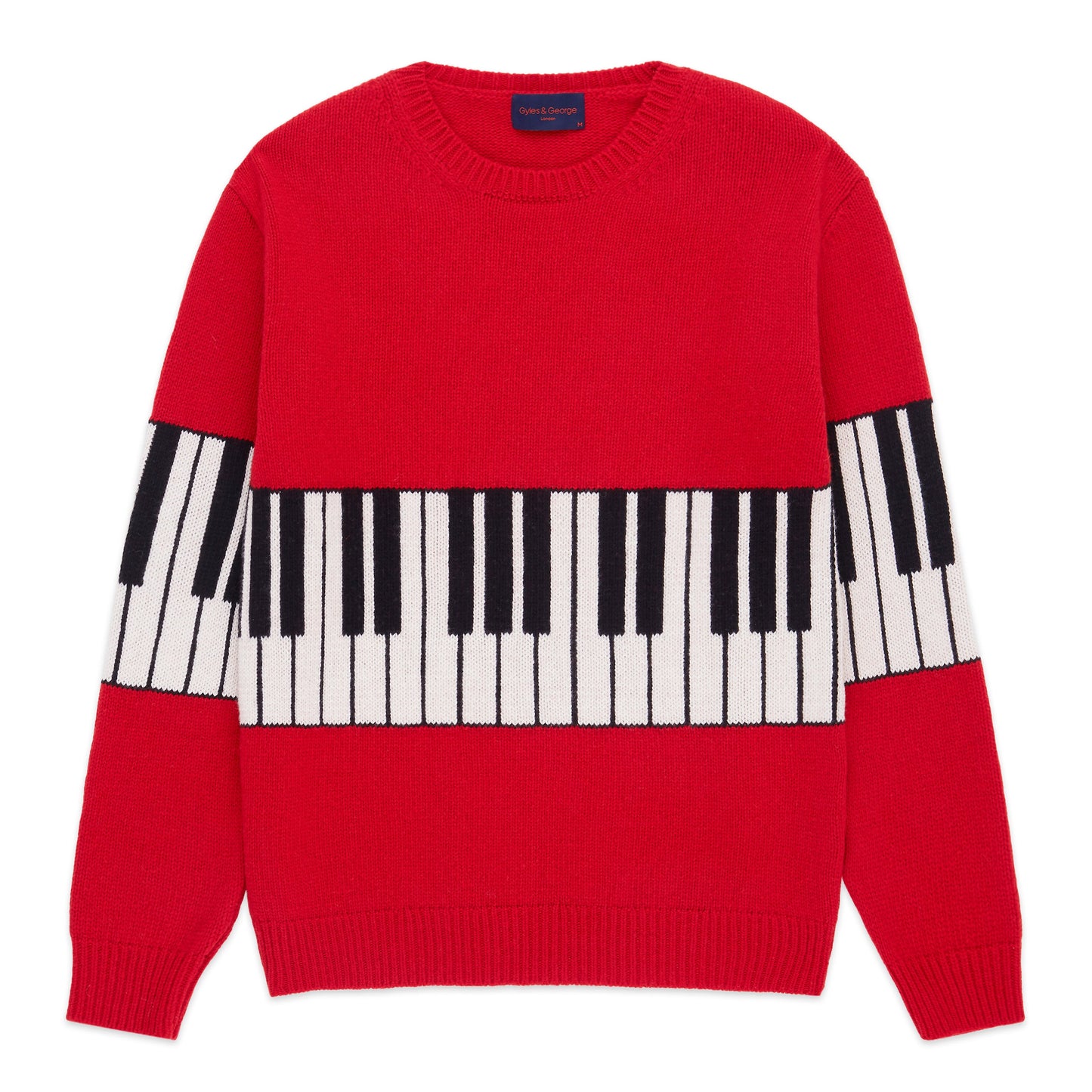 Gyles & George Men's Piano Sweater