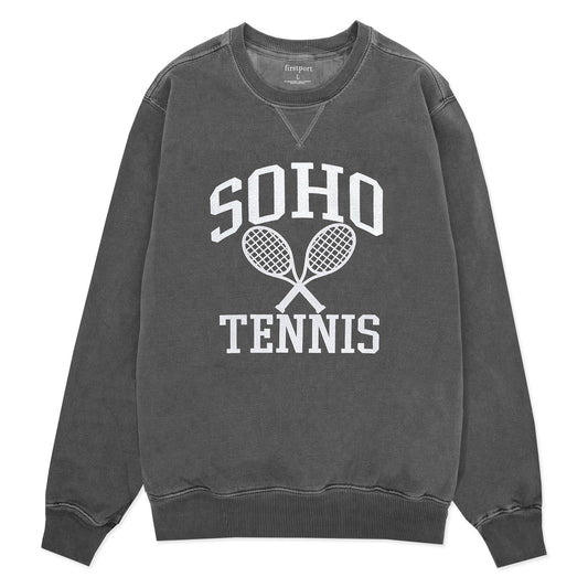 SoHo NY Tennis Club Overdye Crewneck Sweatshirt