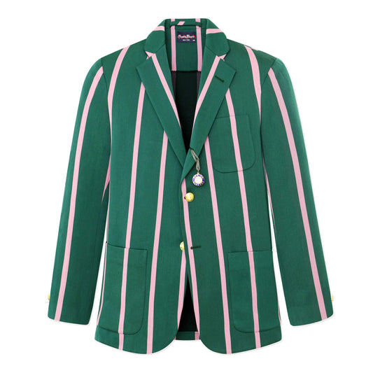 Green and Pink "1980 Stripe" Blazer