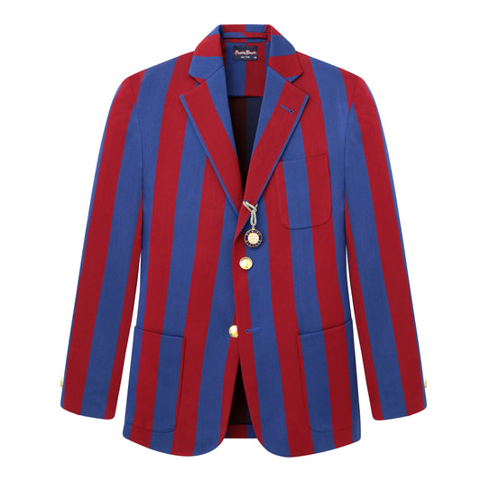 Red and Navy "Guards Stripe" Blazer