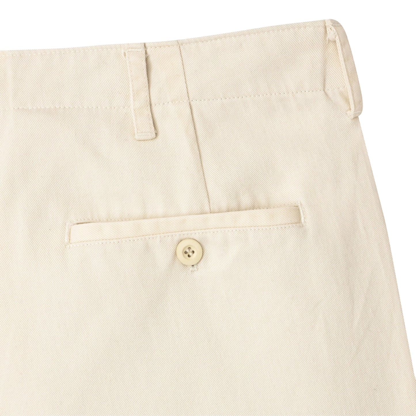 Tailored Cream Twill Trousers