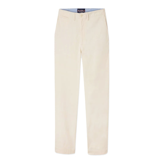 Tailored Cream Twill Trousers