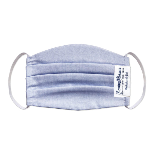 Blue Oxford Cloth Face Mask