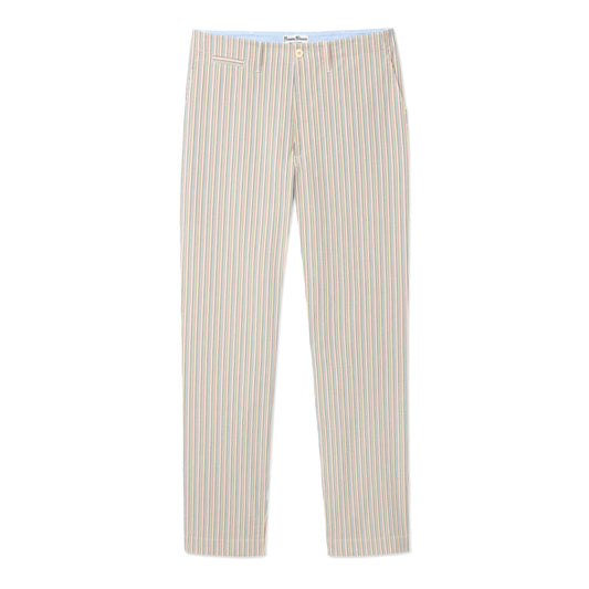 Seersucker Lightweight Cotton Tailored Trousers