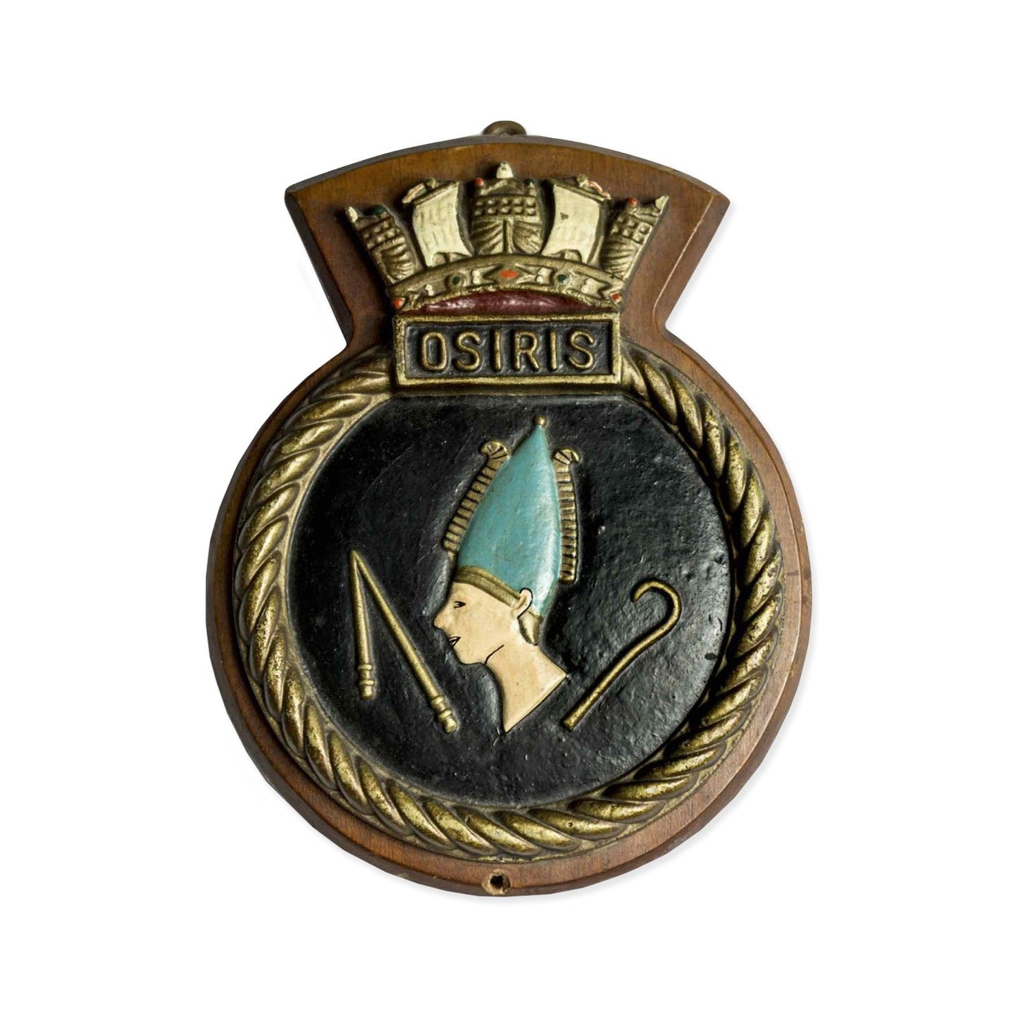 Royal Navy Ship's Badge From The H.M.S. Osiris