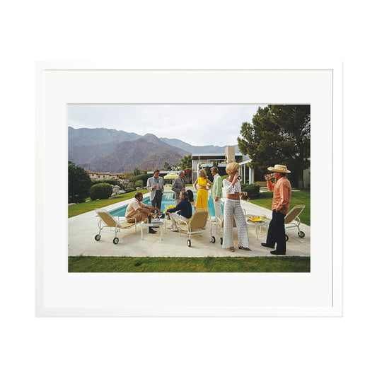 Slim Aarons "Desert House Poolside" Framed Print