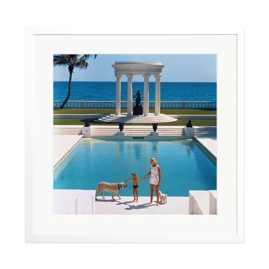 Slim Aarons "Nice Pool" Framed Print