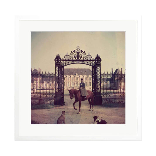 Slim Aarons "Normandy Chateau" Framed Print