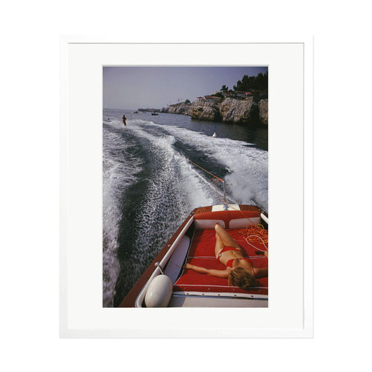 Slim Aarons "Leisure In Antibes" Framed Print