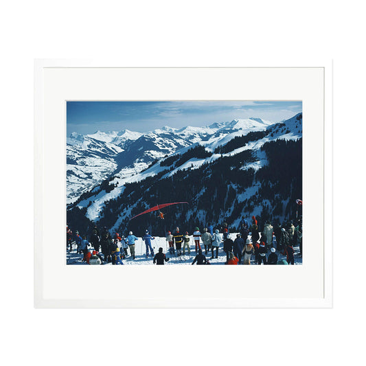 Slim Aarons "Hang Gliding" Framed Print
