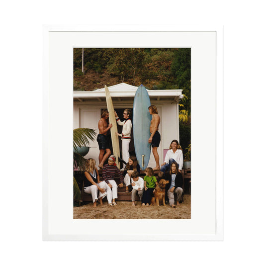 Slim Aarons "Laguna Beach Surfers" Framed Print