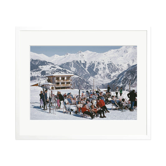 Slim Aarons "Ski Break" Framed Print