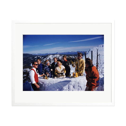 Slim Aarons "Cocktail Ski" Framed Print