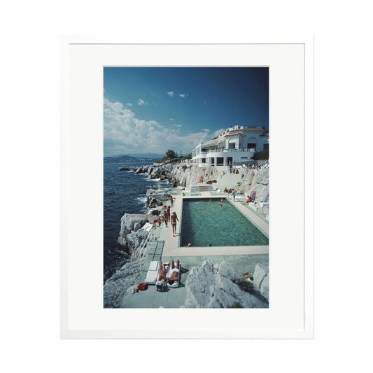 Slim Aarons "Pool Hotel du Cap Eden-Roc" Framed Print