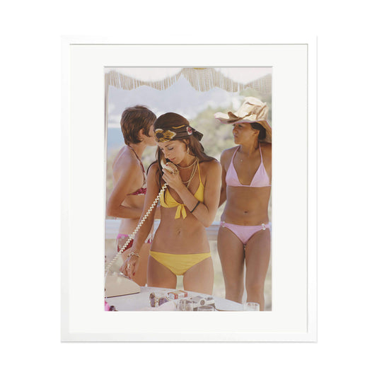 Slim Aarons "Social Call" Framed Print