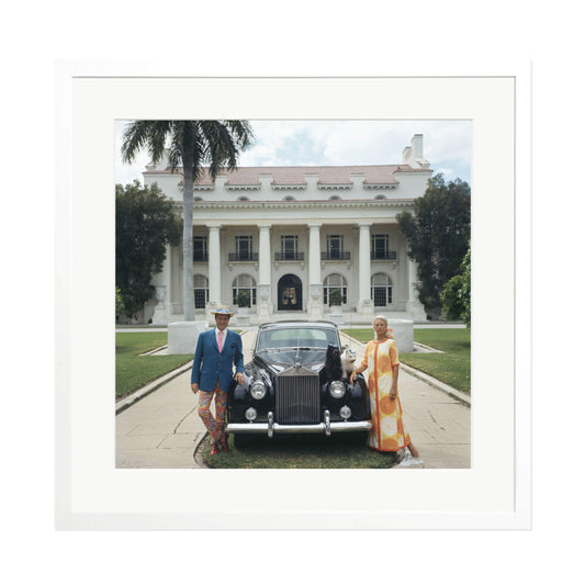 Slim Aarons "Rolls Royce" Framed Print