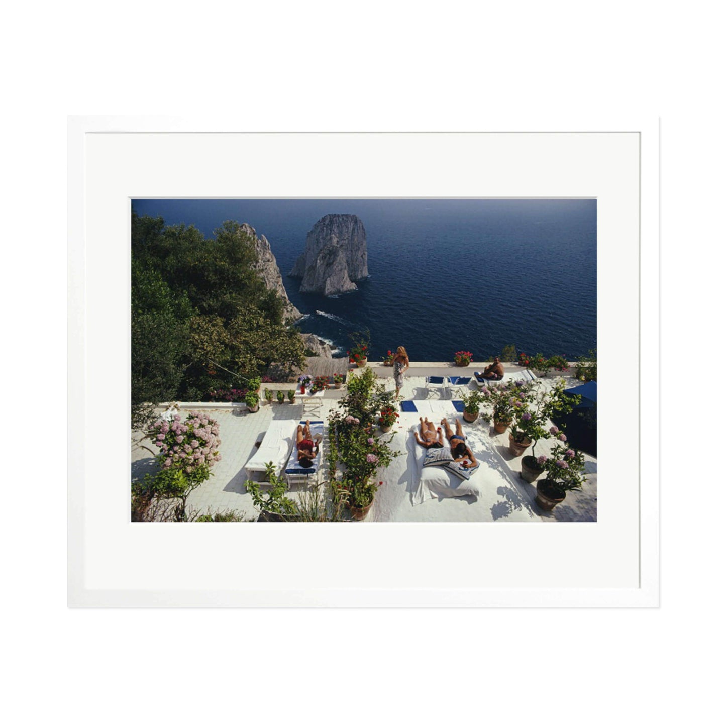 Slim Aarons "Il Canille" Framed Print