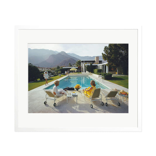 Slim Aarons "Poolside Gossip" Framed Print