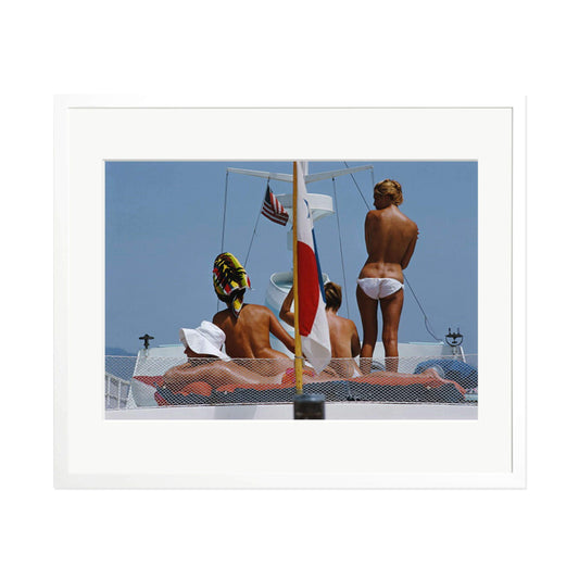 Slim Aarons "Marbella Life" Framed Print