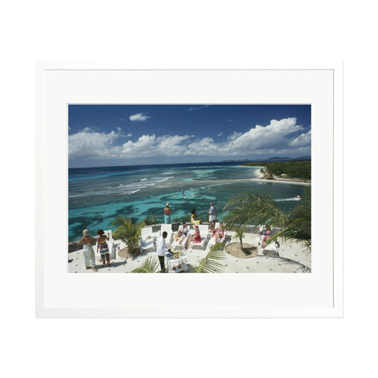Slim Aarons "Mustique Holiday" Framed Print