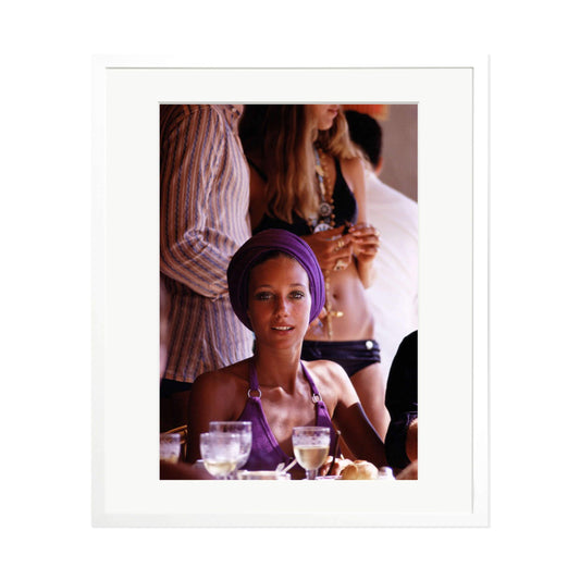 Slim Aarons "Marisa Berenson" Framed Print