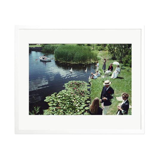 Slim Aarons "Summer Picnic" Framed Print