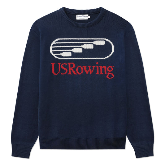 Navy USRowing Jacquard Sweater