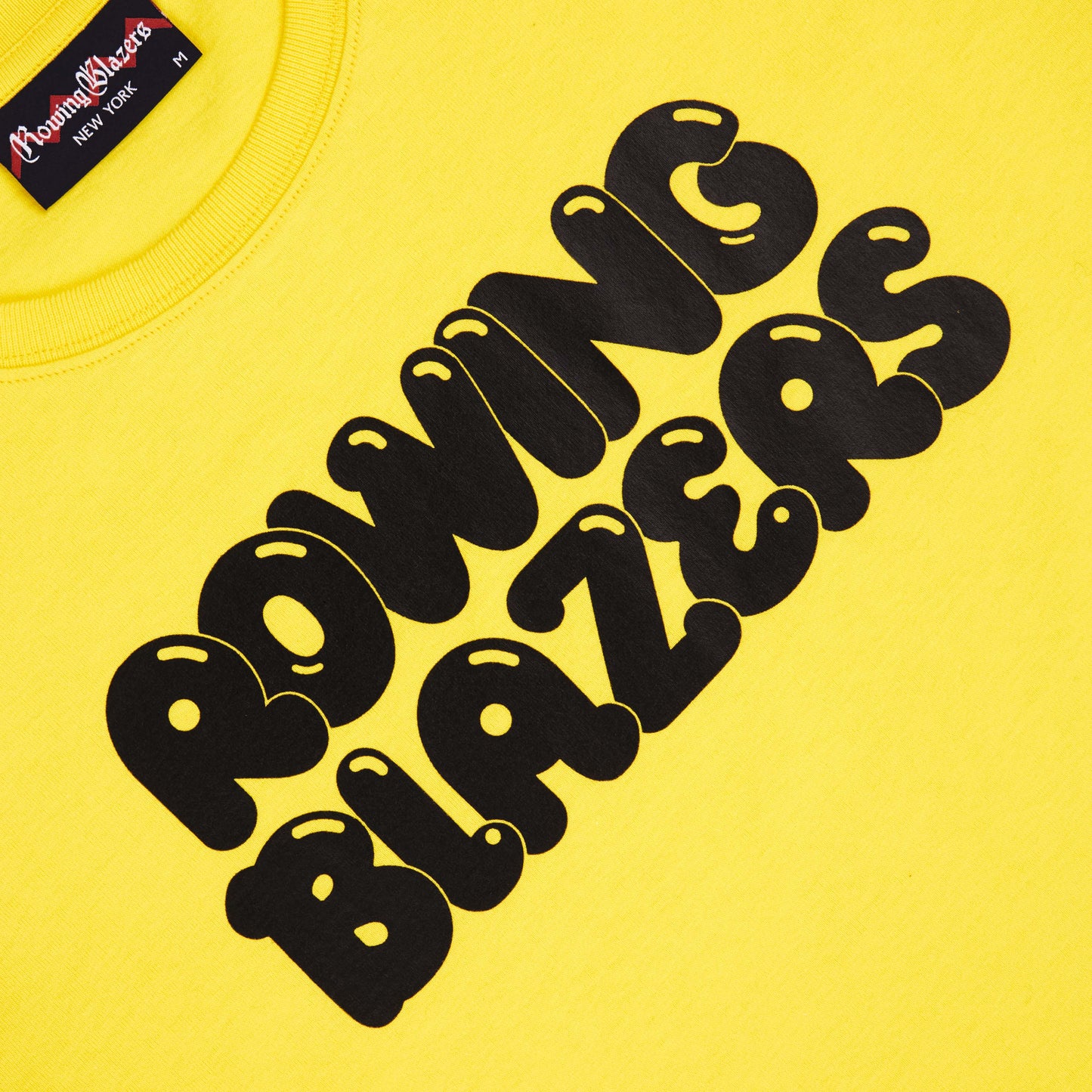 "Ginza" Bubble Letters Yellow Tee