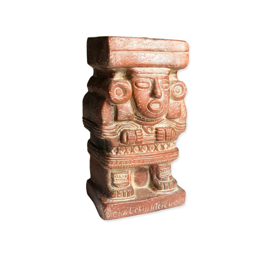 Tintinesque Aztec Style Statue Of Unknown Provenance