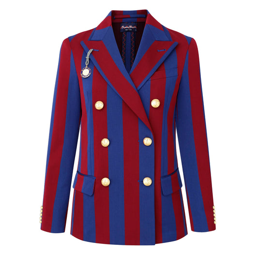 Red and Navy "Guards Stripe" Diana Blazer