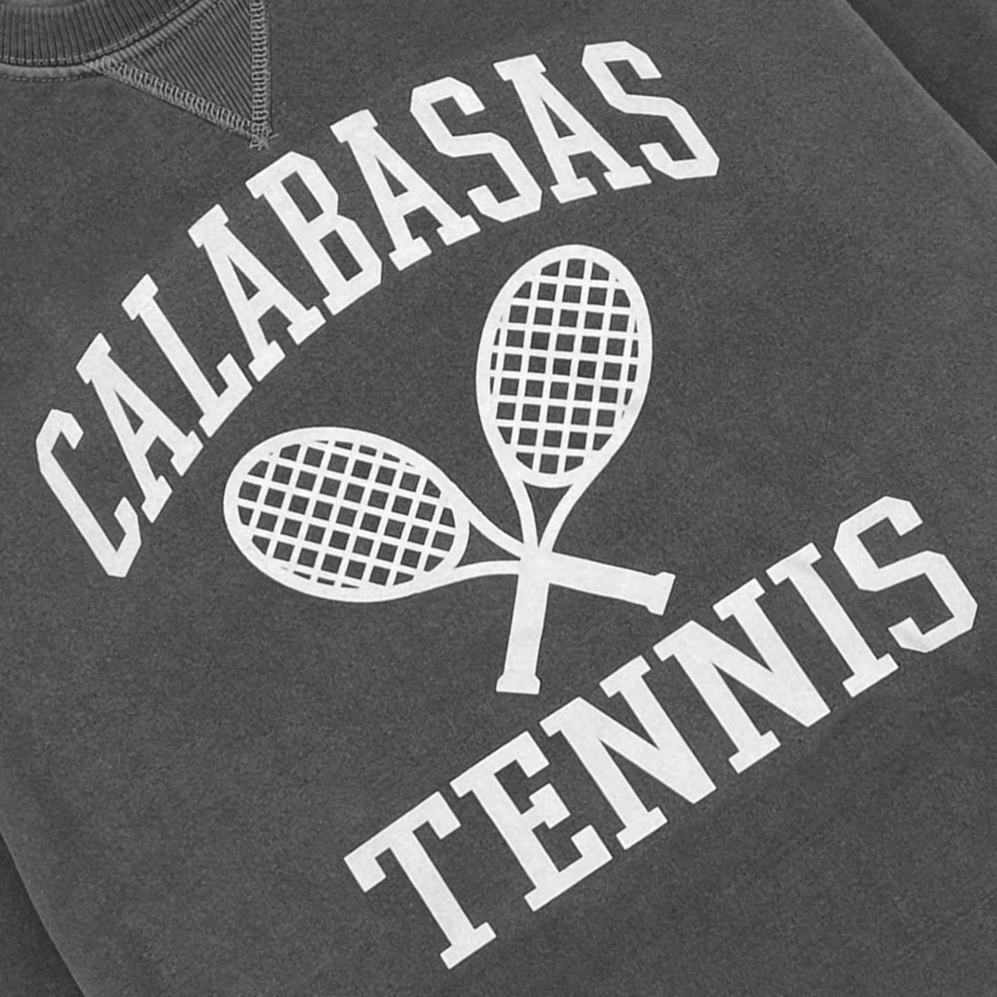 Calabasas Tennis Overdye Crewneck Sweatshirt