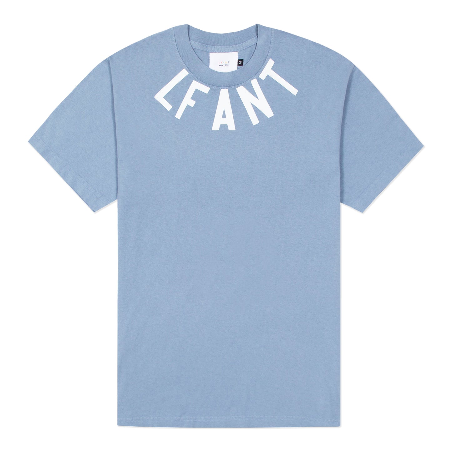 Light Blue t-shirt with "LFANT" printed around the collar.