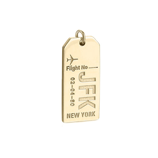 JFK New York Luggage Tag Charm